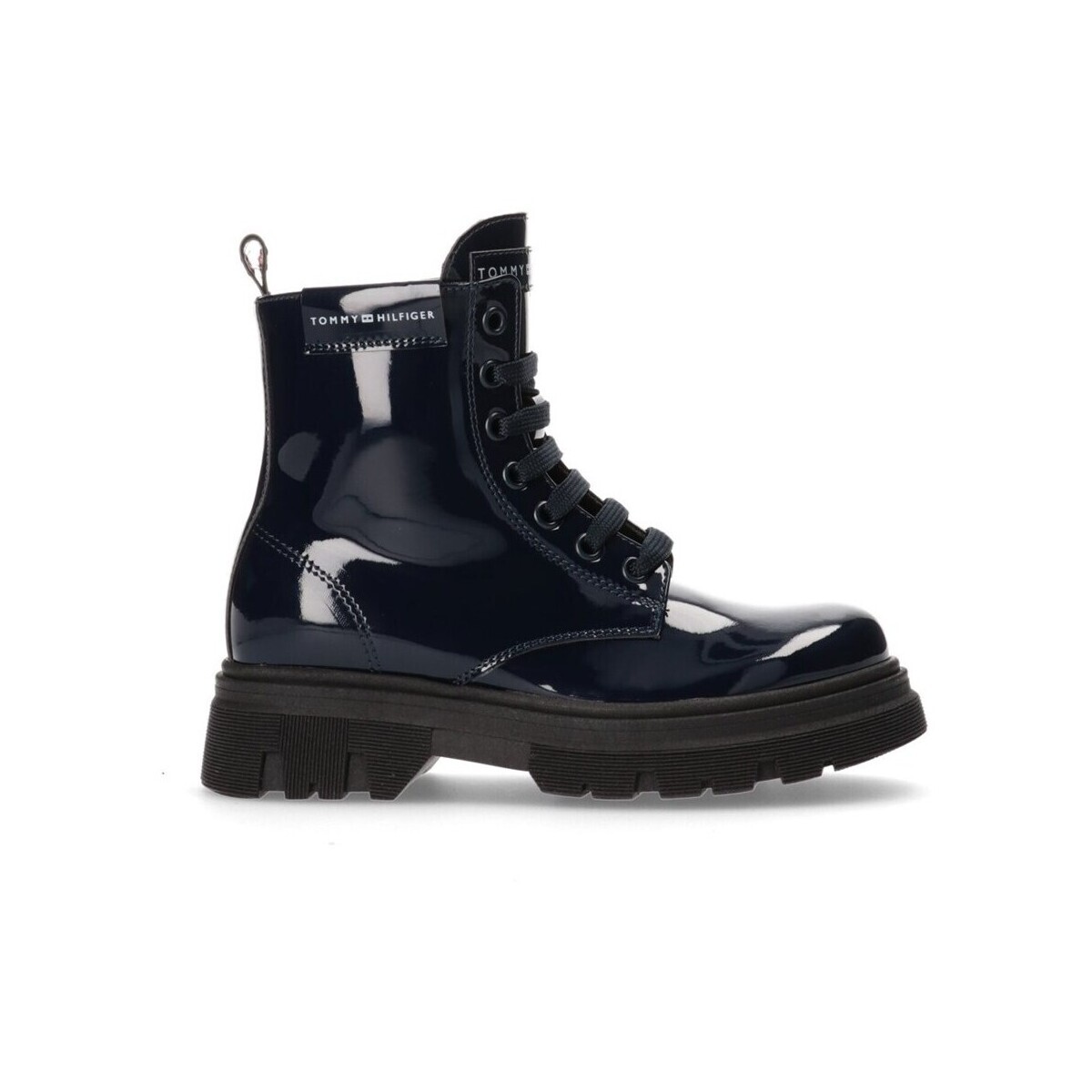Tommy Hilfiger  Lace Up Bootie Blue  Tmavě modrá