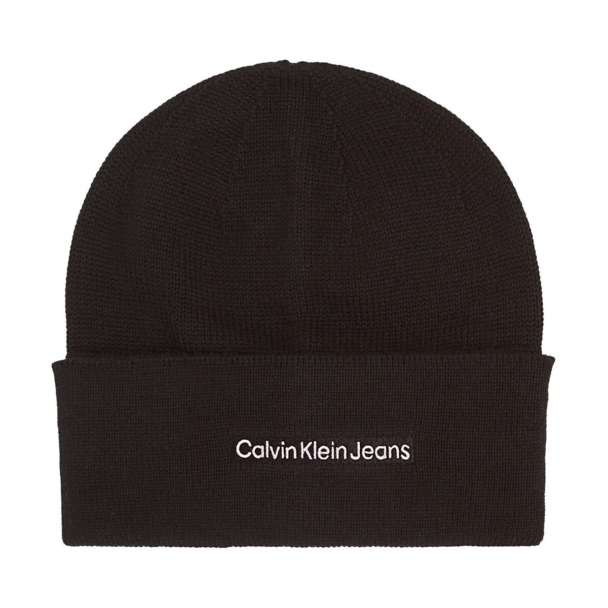 Calvin Klein Jeans  Inst Embro Beanie  Černá