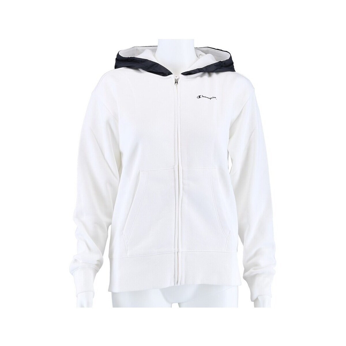 Champion  Full Zip  Bílá