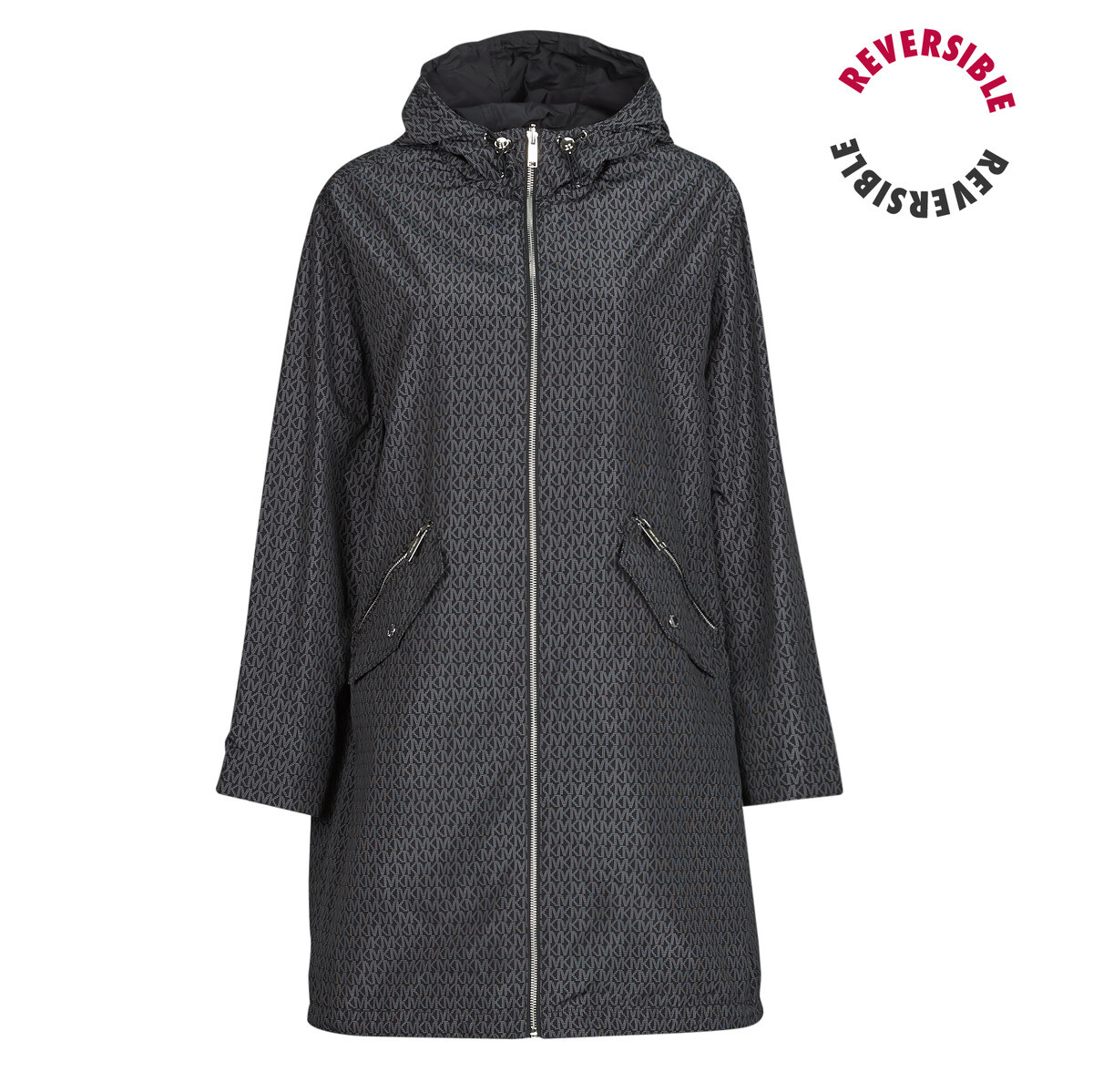 MICHAEL Michael Kors  REVERSIBLE MK LOGO PARKA  Šedá