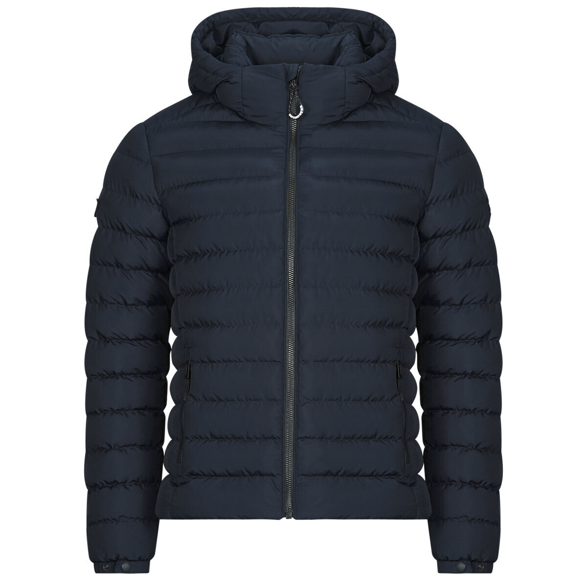 Superdry  FUJI HOODED PUFFR  Modrá