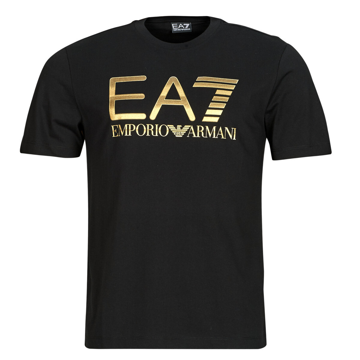 Emporio Armani EA7  TRAIN LOGO SERIES M TEE BIG LOGO SS - TRAIN LOGO SERIES M TEE BI  Černá