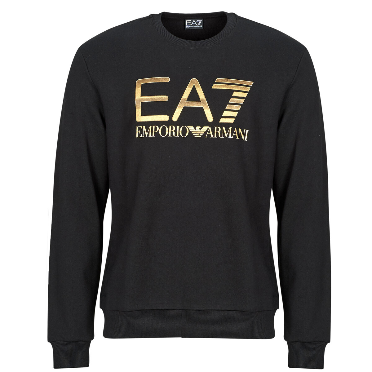Emporio Armani EA7  TRAIN LOGO SERIES M T-TOP CN BIG LOGO - TRAIN LOGO SERIES M T-TO  Černá