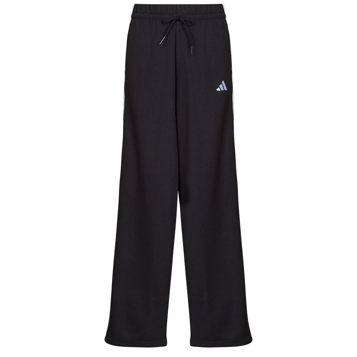 adidas  3-Stripes Fleece Wide Pant  Černá