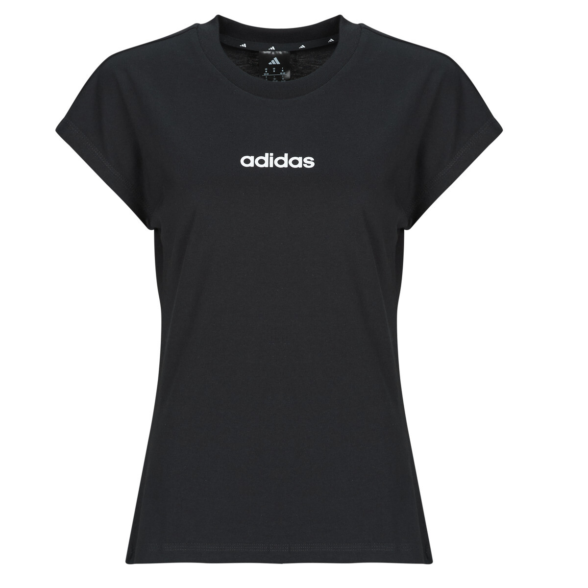 adidas  Essentials Linear Cotton T-Shirt  Černá