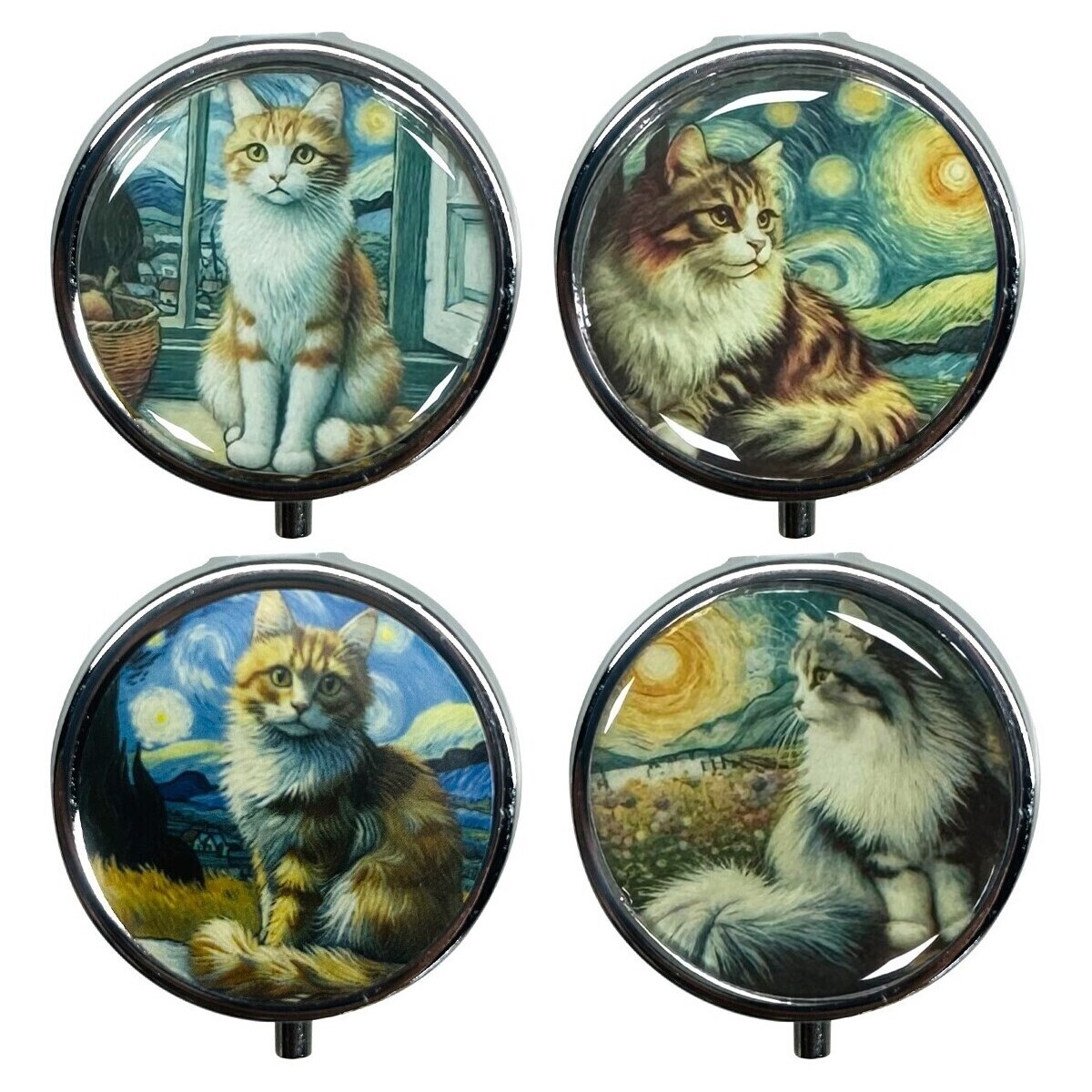 Signes Grimalt  Cat Pill Box C/Exp.  ruznobarevne