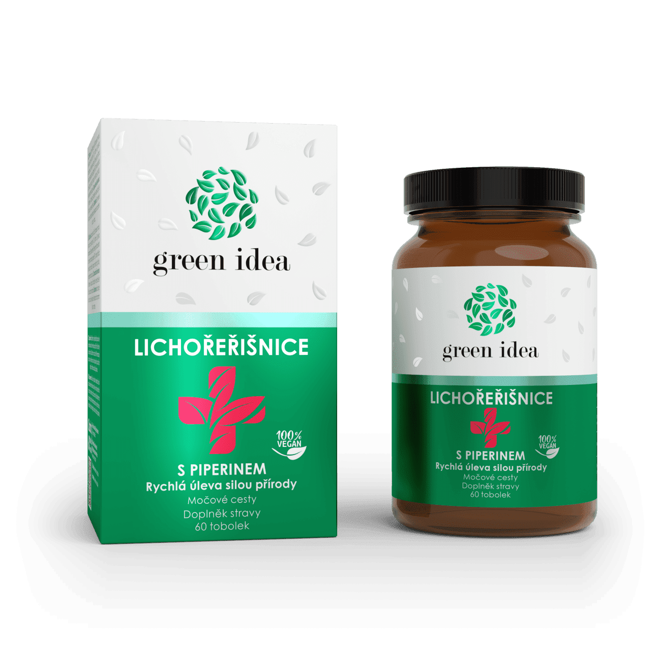 Green idea Lichořeřišnice+ s piperinem - tobolky 60 ks