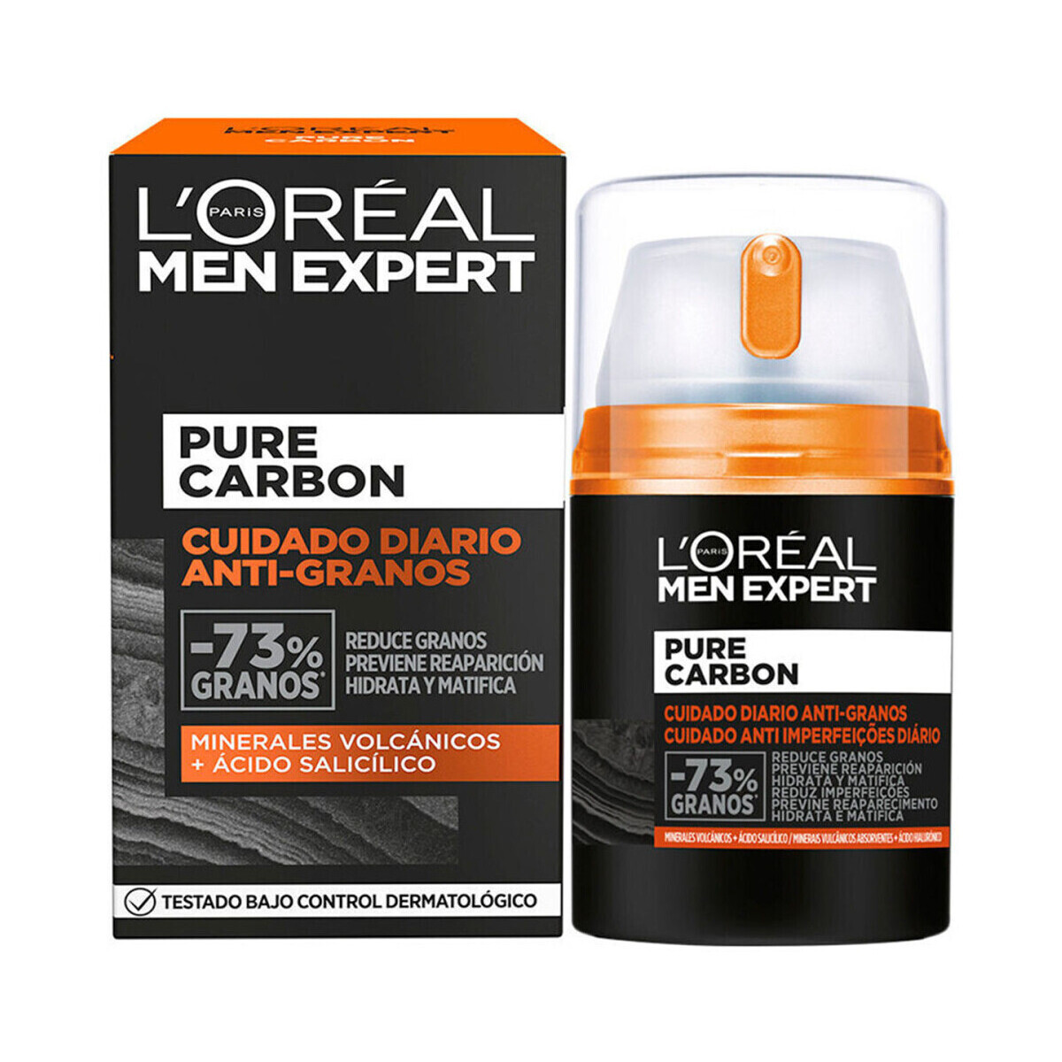 L'oréal  Daily Anti-Breakout Pure Carbon Men Expert 50ml