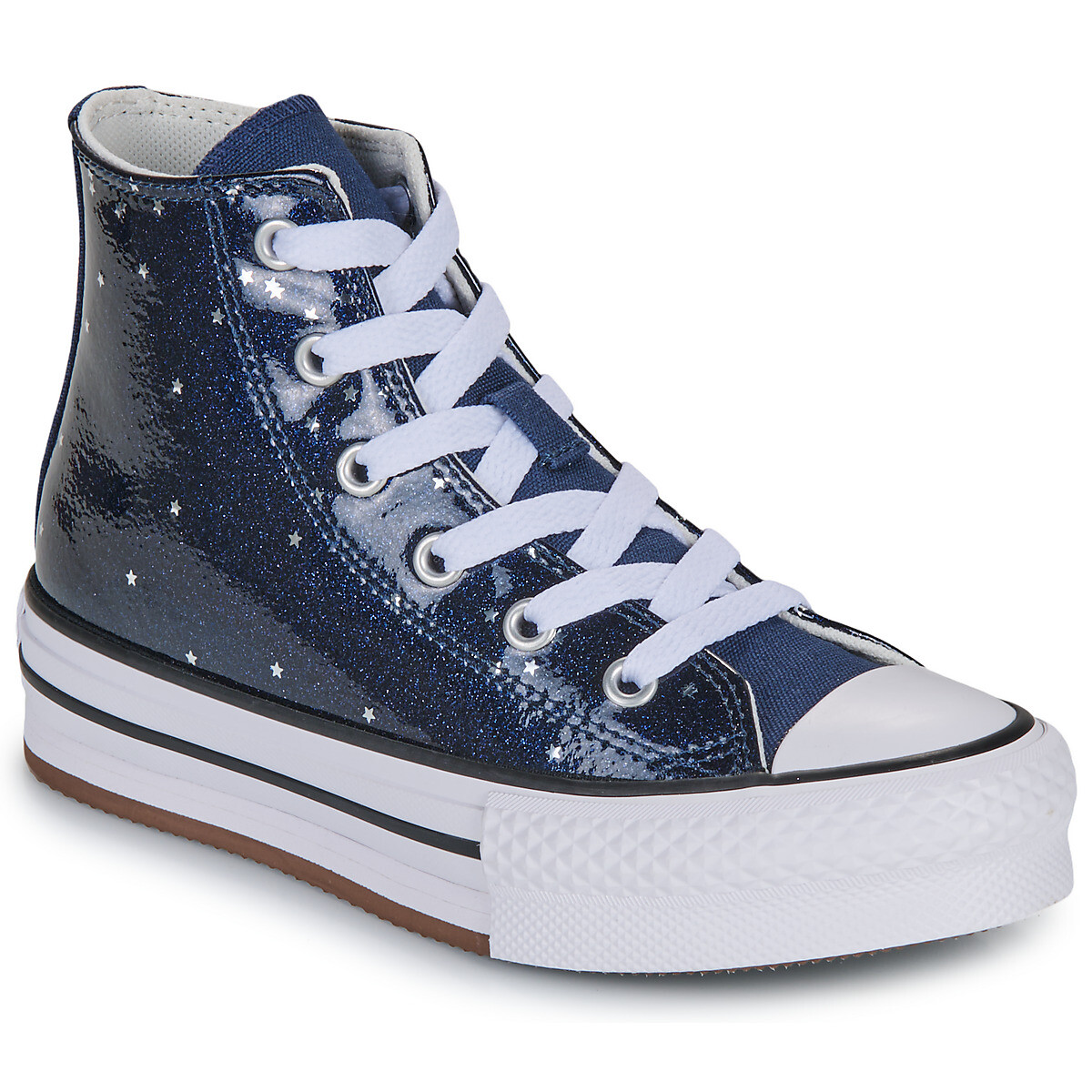Converse  CHUCK TAYLOR ALL STAR EVA LIFT GLITTER PLATFORM  Modrá