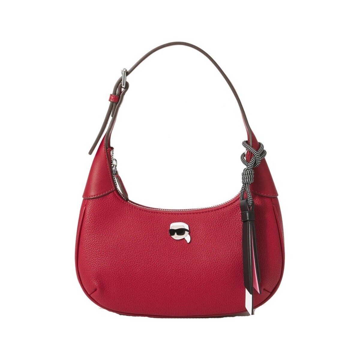 Karl Lagerfeld  IKON GRAINY ROUND SHOULDER  Červená