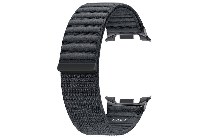 Látkový řemínek Samsung ET-SVL33LBEGEU velikost M/L pro Samsung Galaxy Watch8, šedá