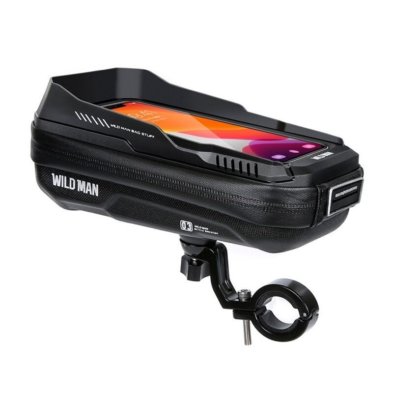 Cestovní pouzdro WILDMAN na řídítka kola se zipem 0,5L (4