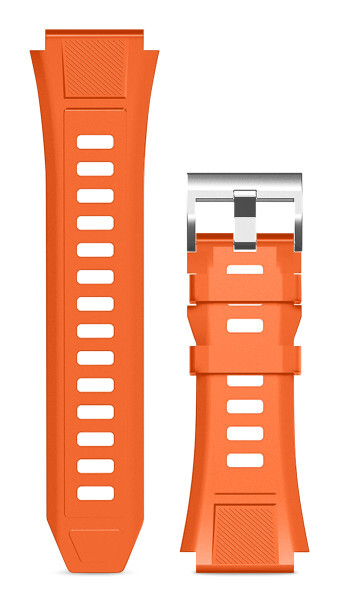 Silikonový řemínek ALIGATOR 22mm, oranžová