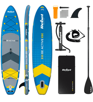Paddleboard SUP REBEL ACTIVE RBA-4500BL, modrý, 11'6