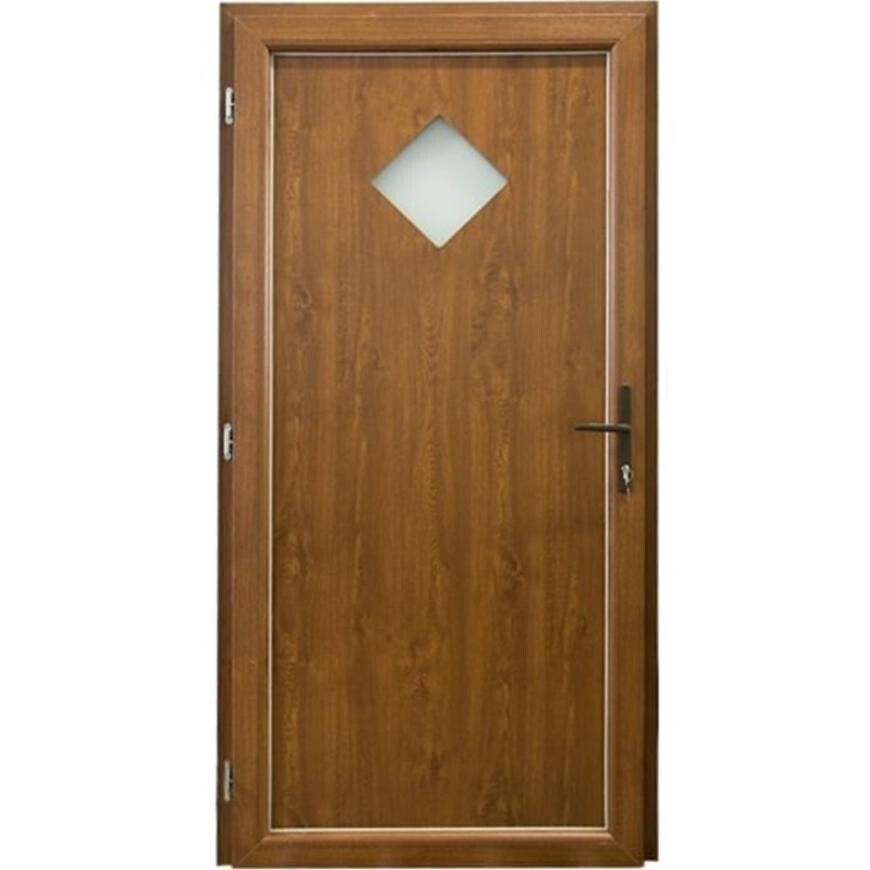 Vchodové dveře Madeleine Eco D19 80L 88x198x6 zlatý dub