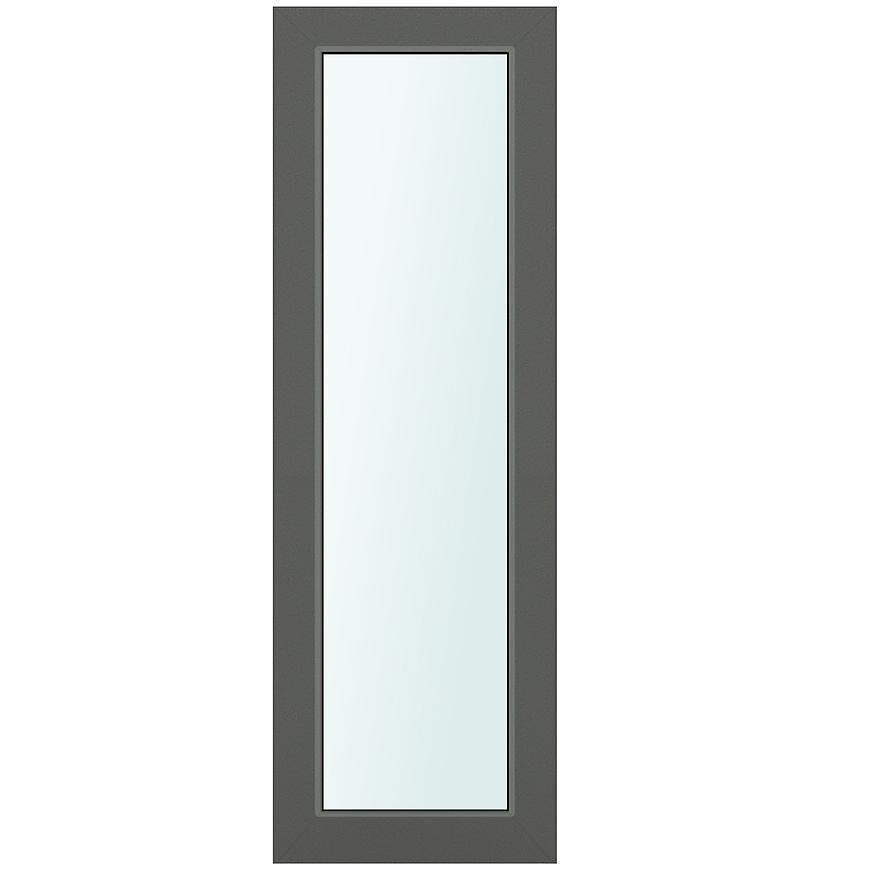 Světlík ke vchodovým dveřím antracit 40x198 čiré sklo