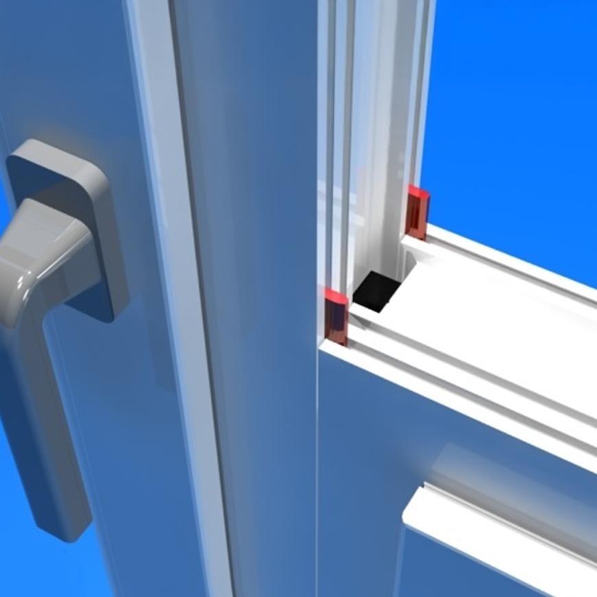 Rohová spojka ke světlíku ke vchodovým dveřím – sada