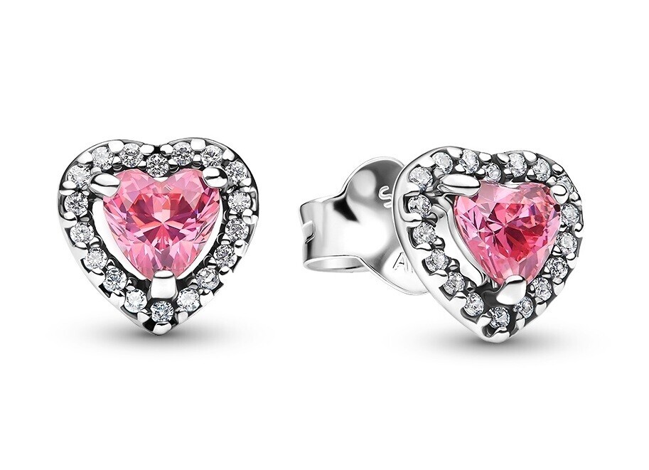 Pandora Romantické srdíčkové náušnice Timeless 298427C02