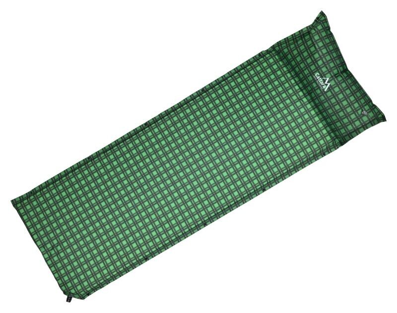 Cattara Karimatka samonafukovací 190x60x3,8cm s polštářem KILT zelená