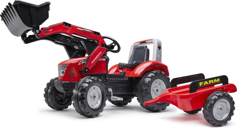 Falk Šlapací traktor 3020AM - Mc Cormick X.7 s přívěsem