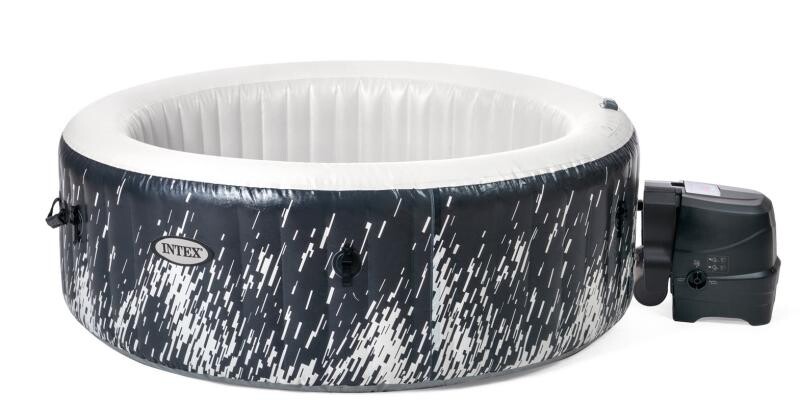 Intex Vířivka 28494 Purespa Glow Deluxe Bubble pro 4 osoby