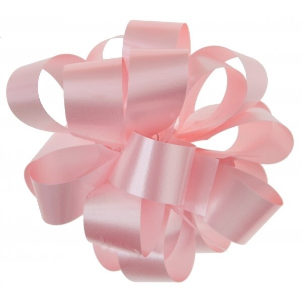 Mašle Kokarda stahovací růžová 19 mm/40 m