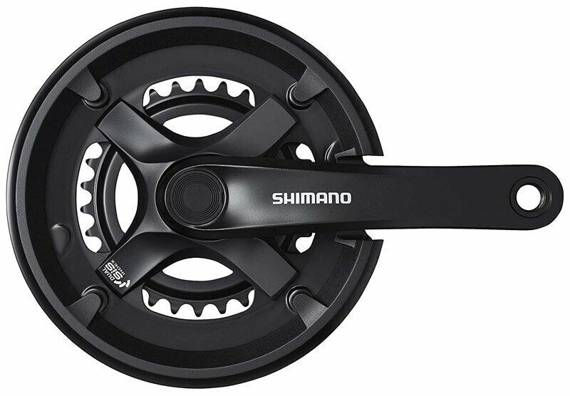 Shimano kliky Tourney FC-TX501-L 175mm 46-30 zubů, černé s krytem, v krabičce