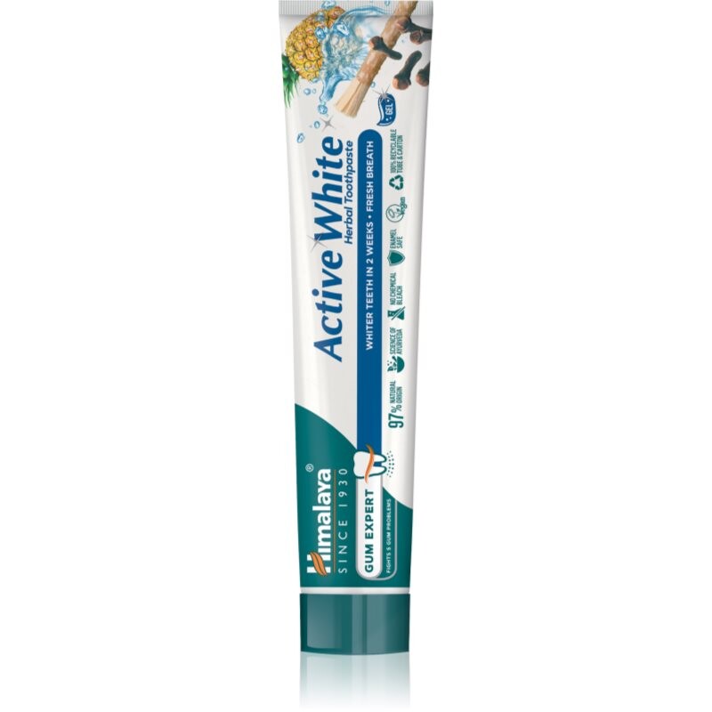 Himalaya Herbals Active White Fresh Gel bělicí zubní pasta 75 ml