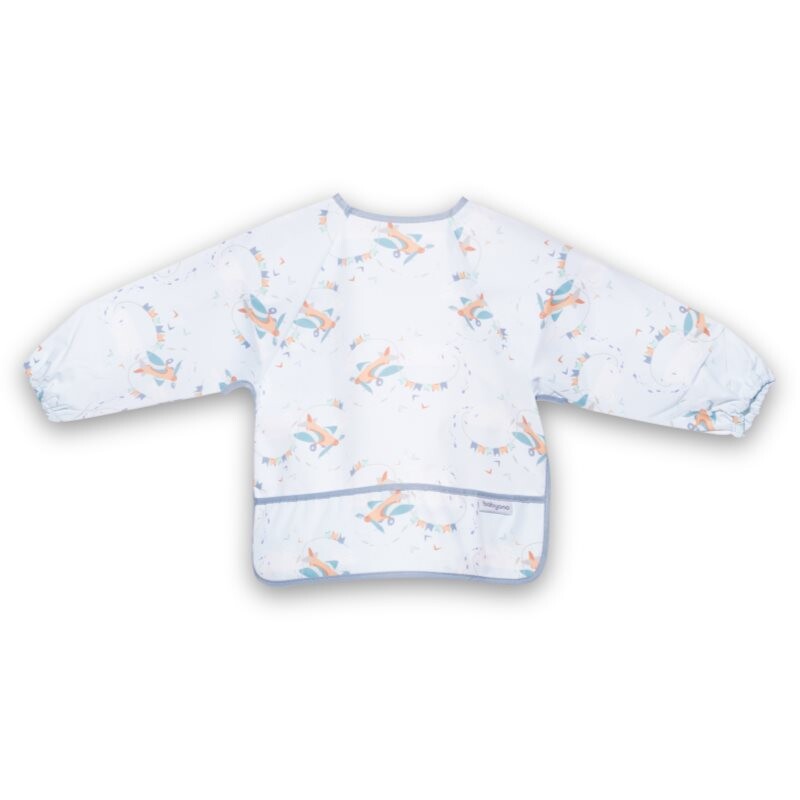 BabyOno Plane 6m-2y bryndák s dlouhými rukávy 74x36 cm 1 ks