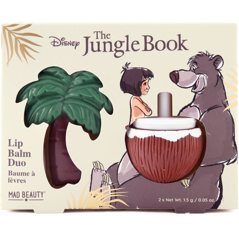 Mad Beauty The Jungle Book Lip Balm Duo balzám na rty 2x1.5 g