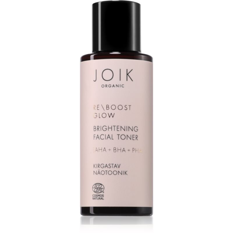JOIK Organic Re-Boost Glow hydratační tonikum s exfoliačním účinkem 100 ml