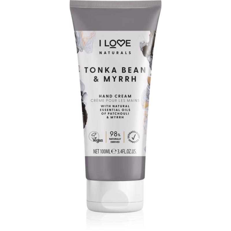 I Love Naturals Tonka Bean & Myrrh krém na ruce 100 ml
