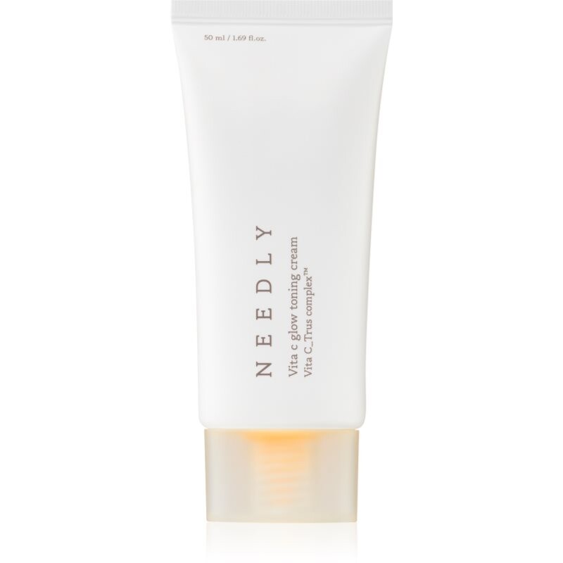 NEEDLY Vita C Glow Toning Cream hydratační tónovací krém pro sjednocení barevného tónu pleti 50 ml