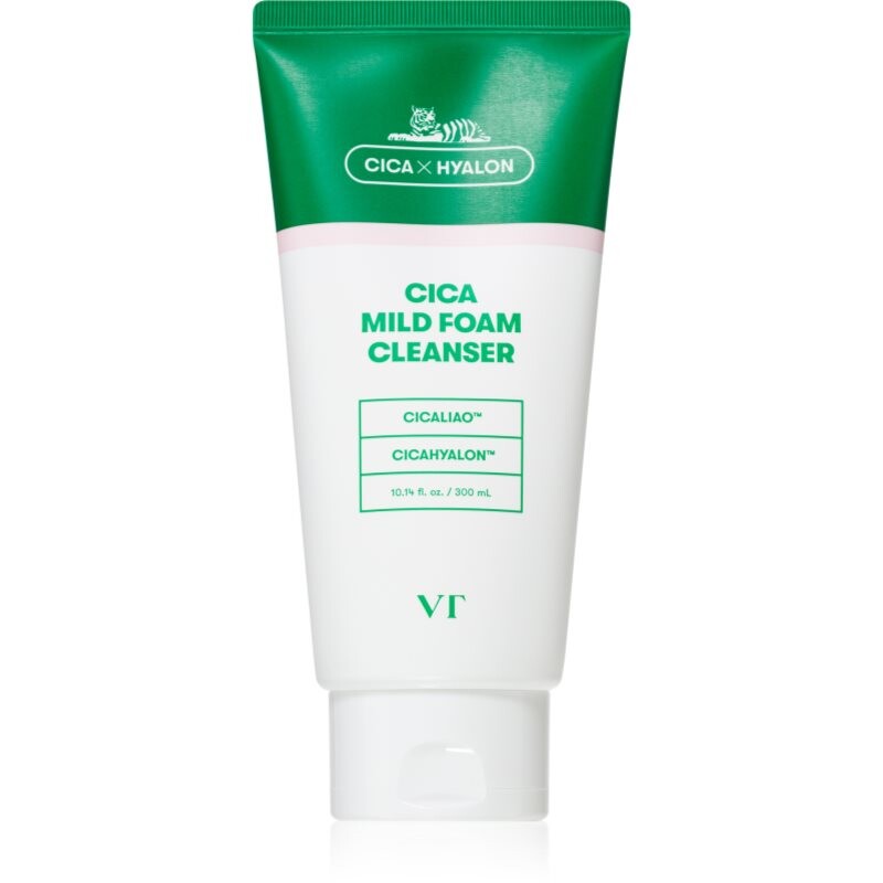 VT Cosmetic Cica Mild Foam Cleanser jemná čisticí pěna se zklidňujícím účinkem 300 ml