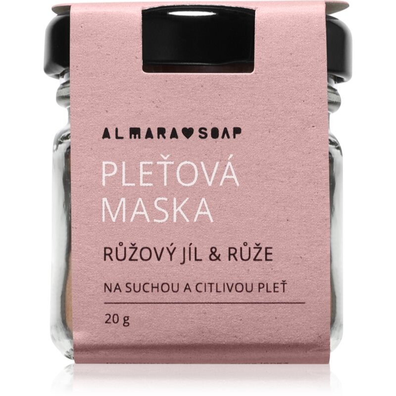 Almara Soap Face zklidňující pleťová maska pro velmi suchou a citlivou pleť 20 g