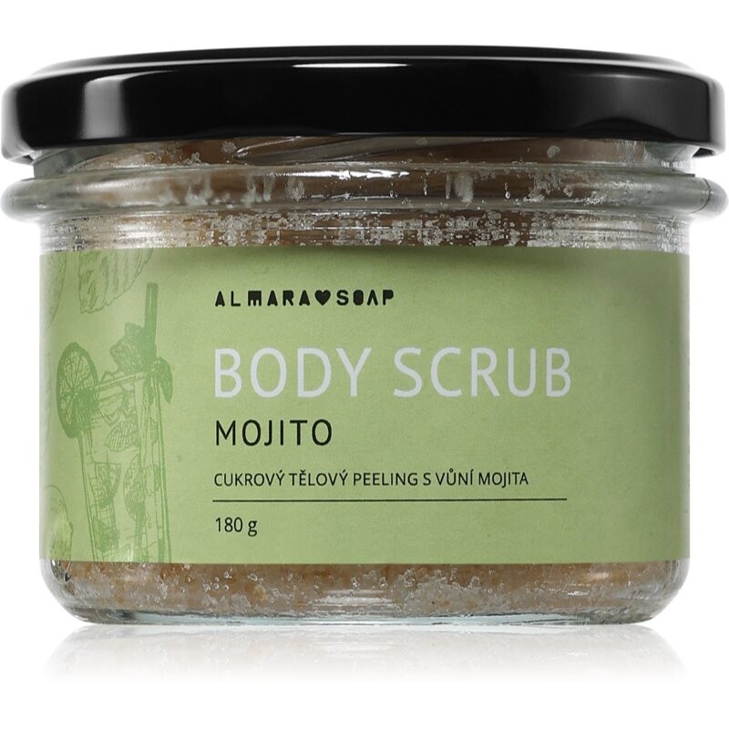 Almara Soap Body Scrub cukrový tělový peeling Mojito 180 g