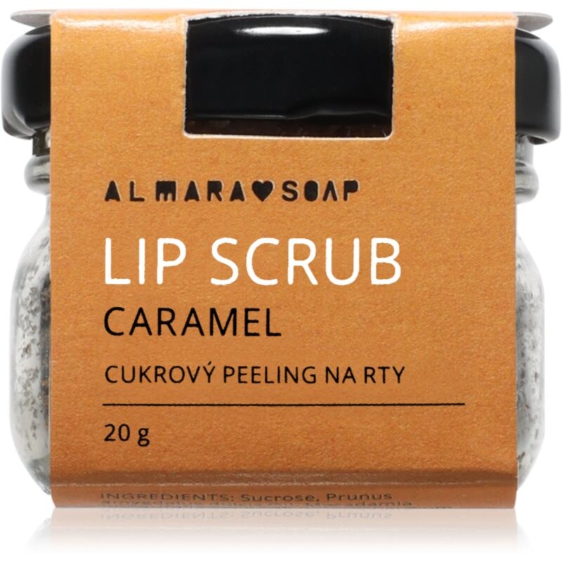 Almara Soap Scrub cukrový peeling na rty Caramel 20 g