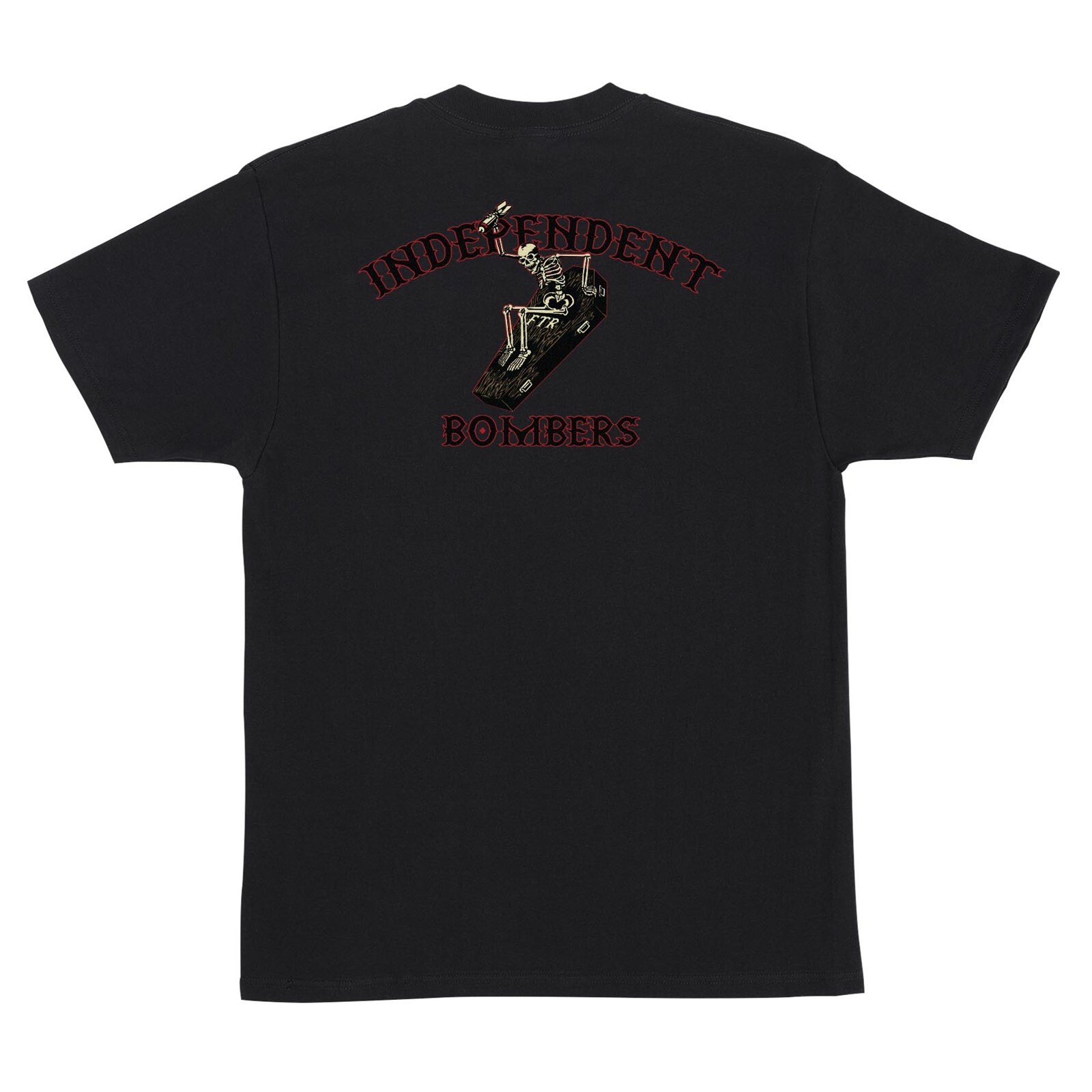 triko INDEPENDENT - Bombers S/S Heavyweight T-Shirt Black (155094) velikost: M