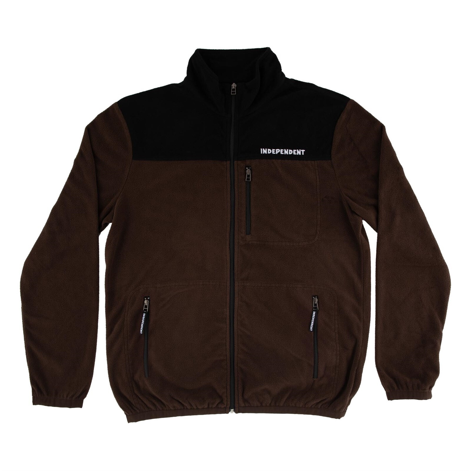 bunda INDEPENDENT - BTG Fleece L/S Jacket Dk Brown/Black (154873) velikost: XXL