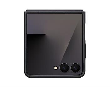 Samsung Ochranný kryt z veganské kůže Flip7 Black