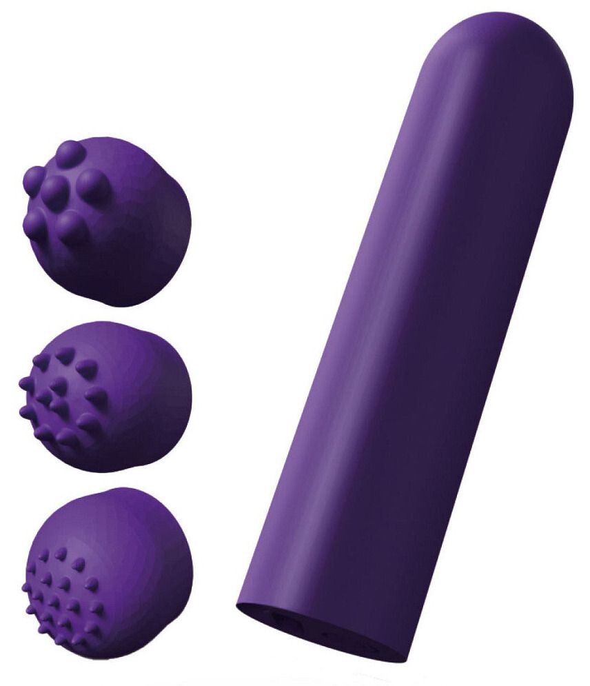 ToyJoy Mini vibrátor + 3 nástavce Pocket Stimulator - TOYJOY