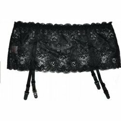 Dámská podvazkový pas Babette 945 Černá - DeLafense - XL - černá