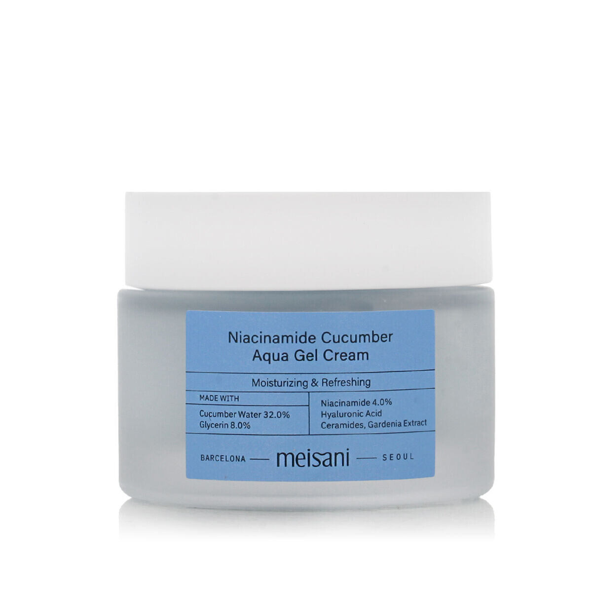 Meisani Niacinamide Cucumber Aqua Gel Cream hydratační gelový krém 50 ml unisex