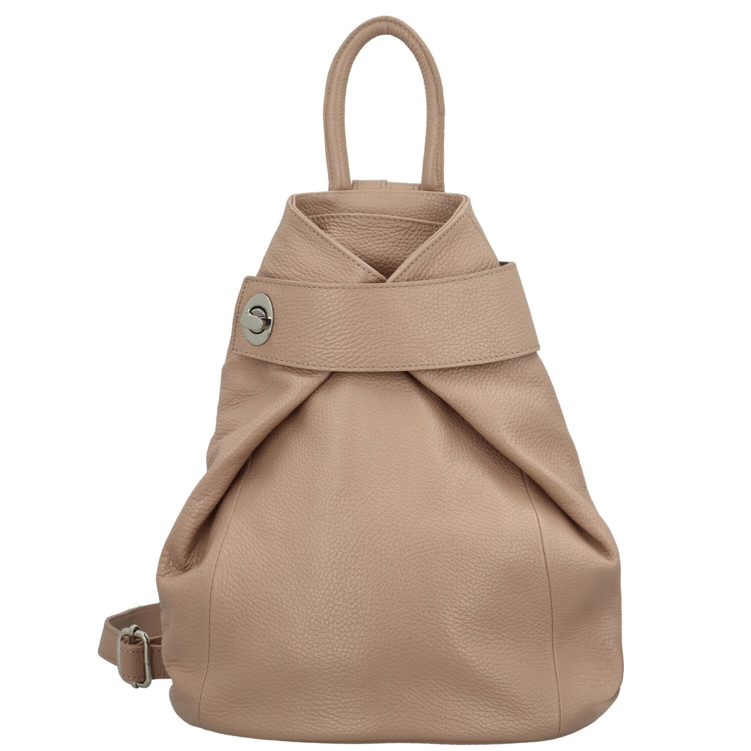 Městský dámský kožený batůžek Kristýna, starorůžový