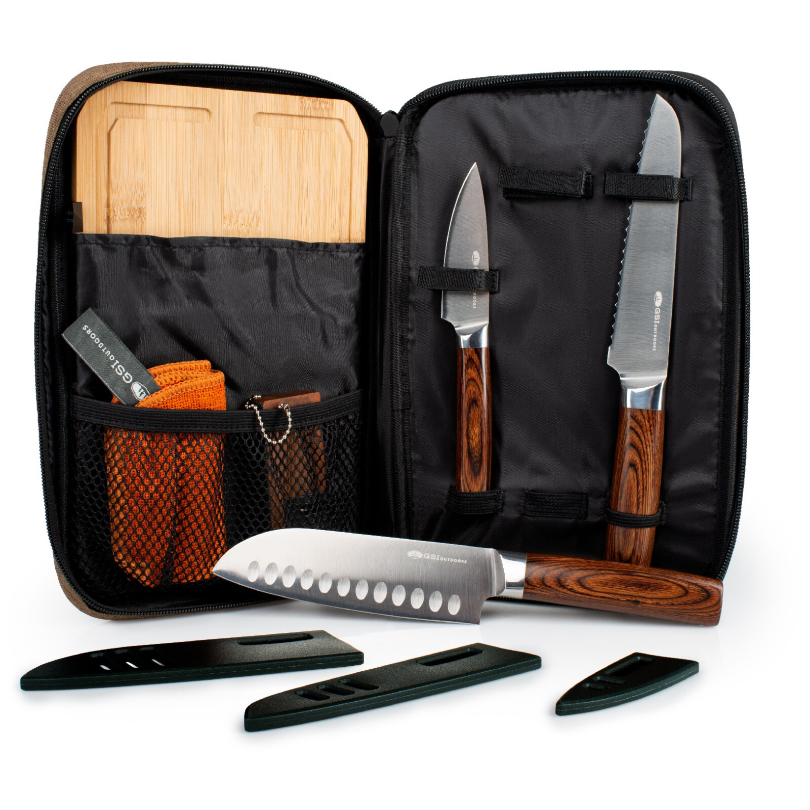 Sada nožů GSI Outdoors Rakau Knife Set Barva: šedá