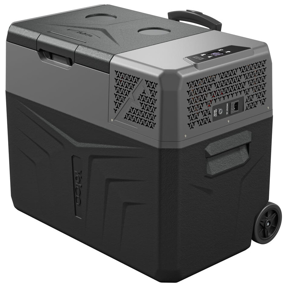 Kompresorová chladnička Yolco BCX40 Barva: černá/šedá