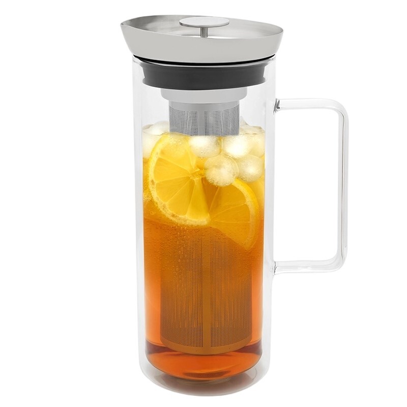 Čajová konvice s infuzérem SAN REMO 1 l, čirá, sklo, Bredemeijer