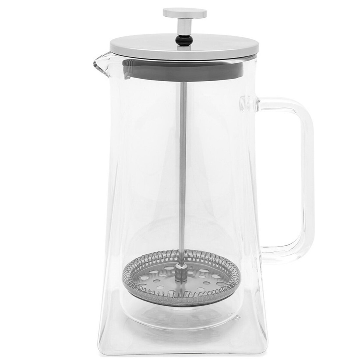 French press kávovar OTTO 800 ml, čirá, sklo, Leopold Vienna