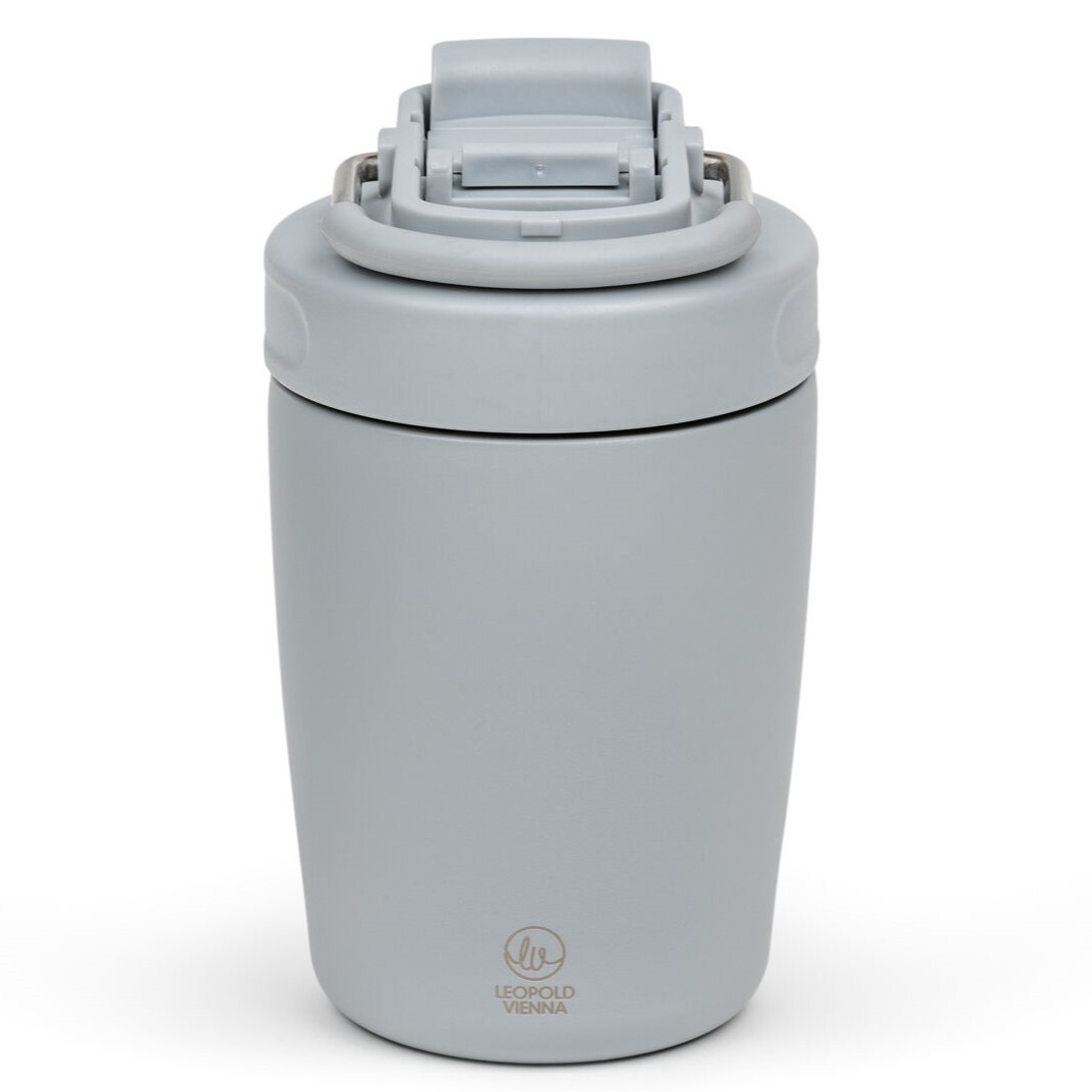 Termohrnek MOSHI 350 ml, šedá, nerezová ocel, Leopold Vienna