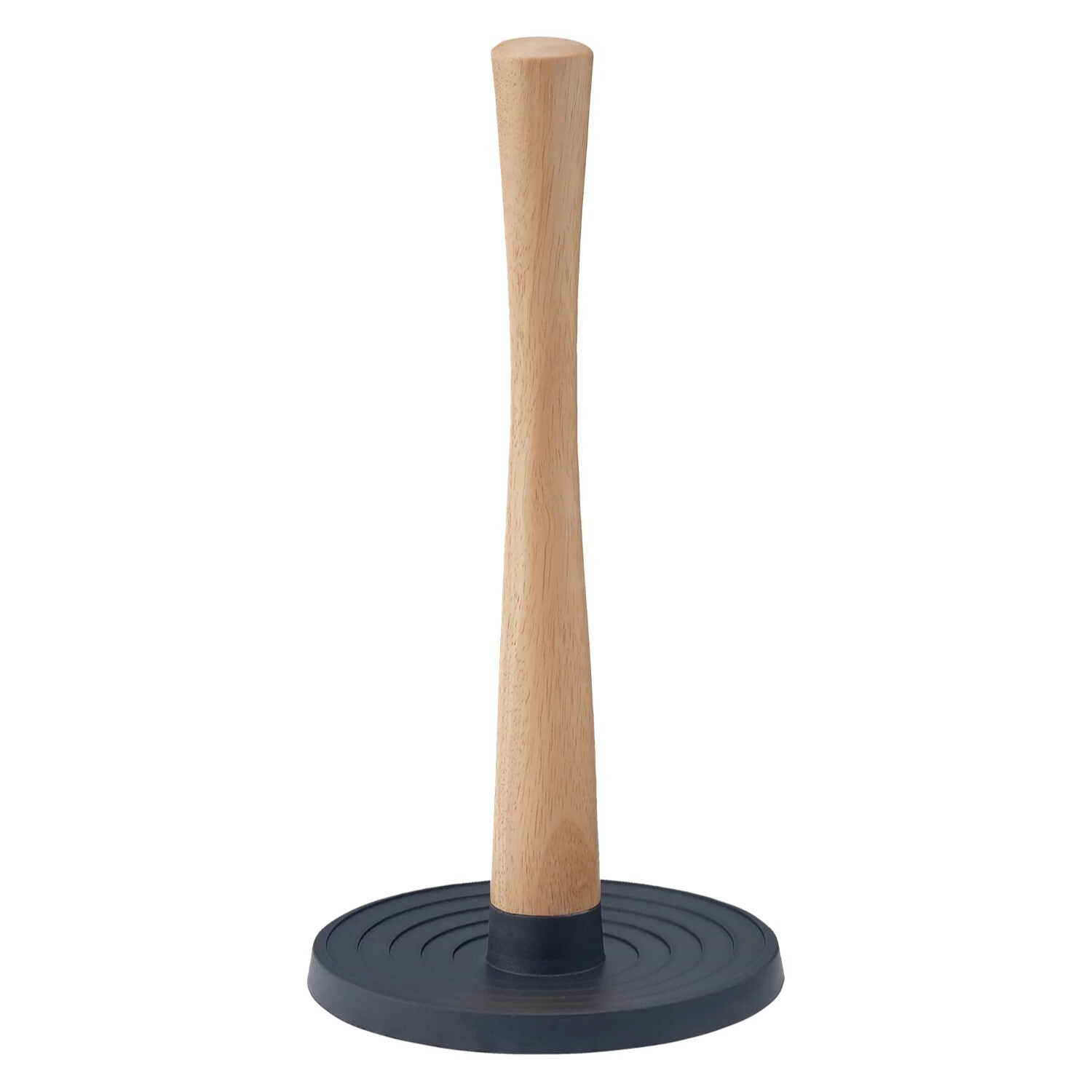 Držák na kuchyňské utěrky ROLL-IT 30 cm, černá, plast / dřevo, RIG-TIG